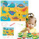 Wooden Puzzle Magnets String Interlacing Dinosaurs