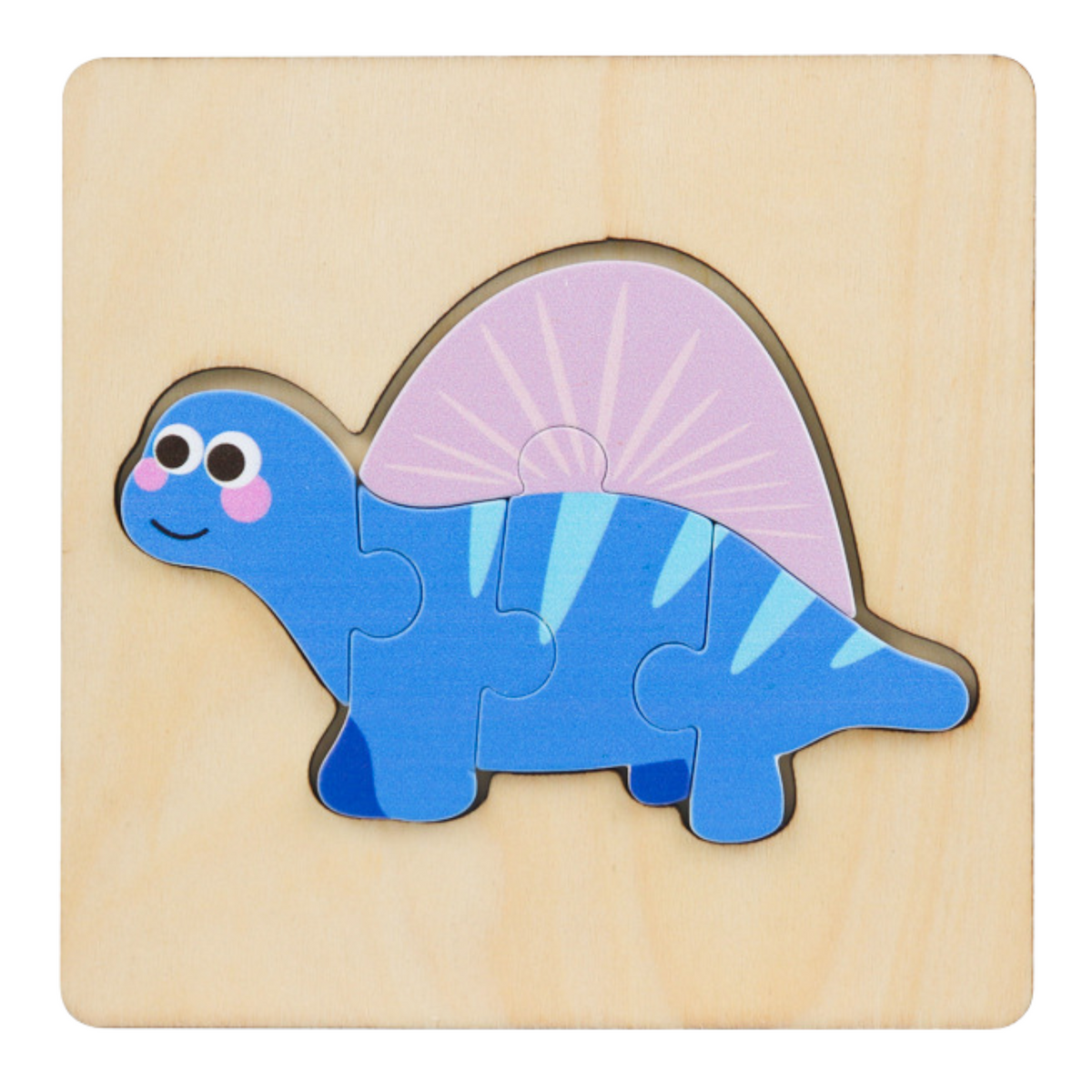 Wooden Puzzle Colored Puzzle 11 X 11cm Mix