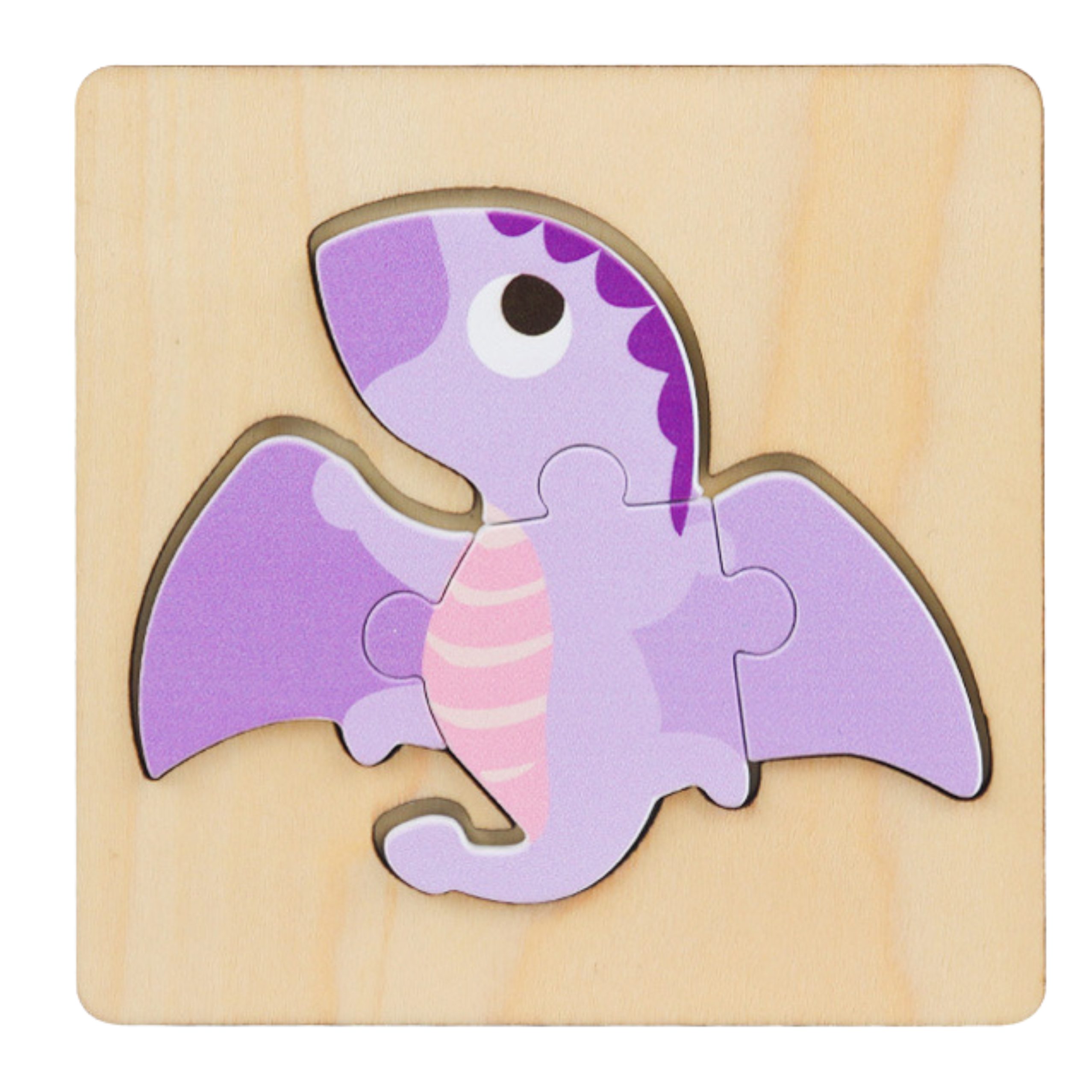 Wooden Puzzle Colored Puzzle 11 X 11cm Mix