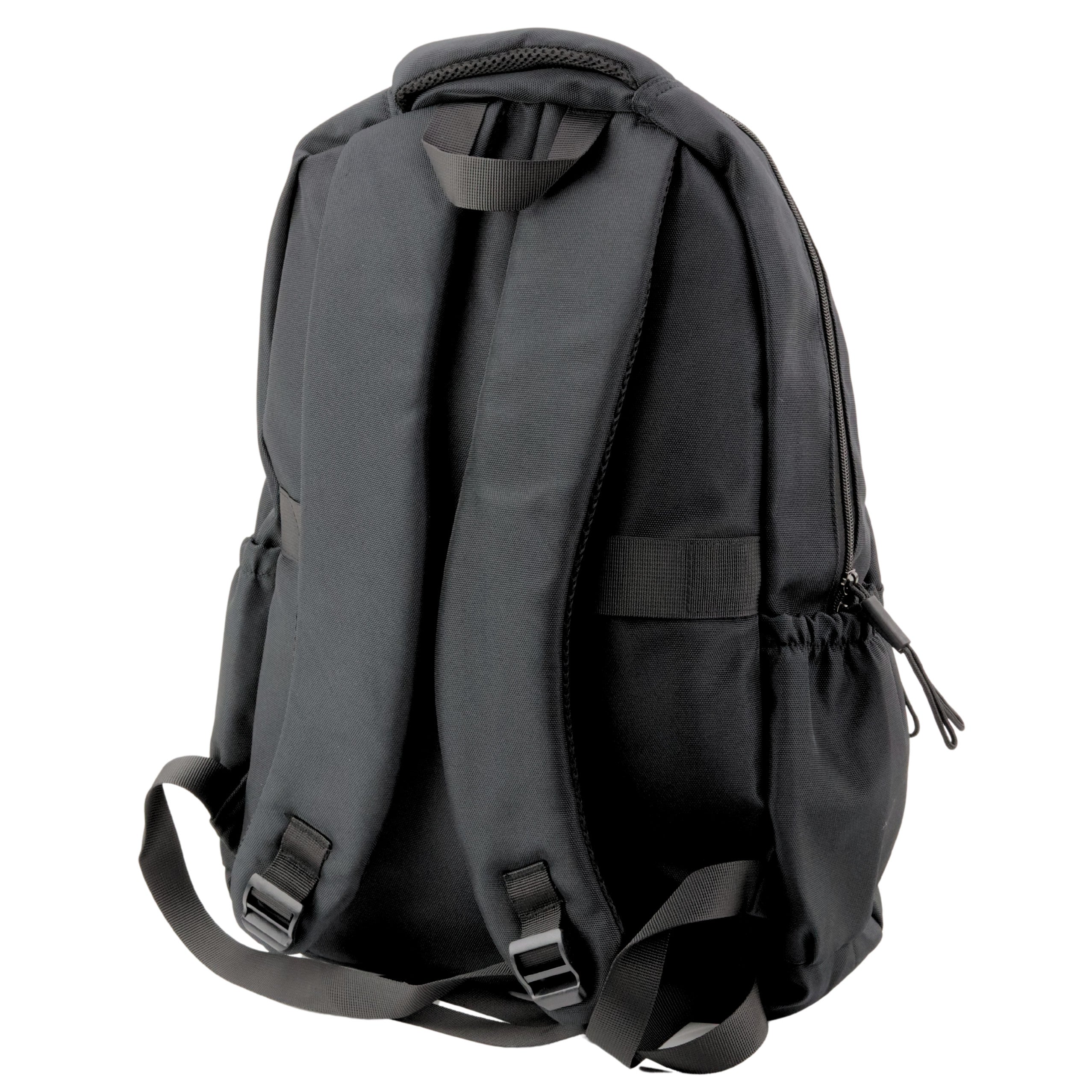 City School Backpack Middle Compartment Sh Black 38cm 20l
