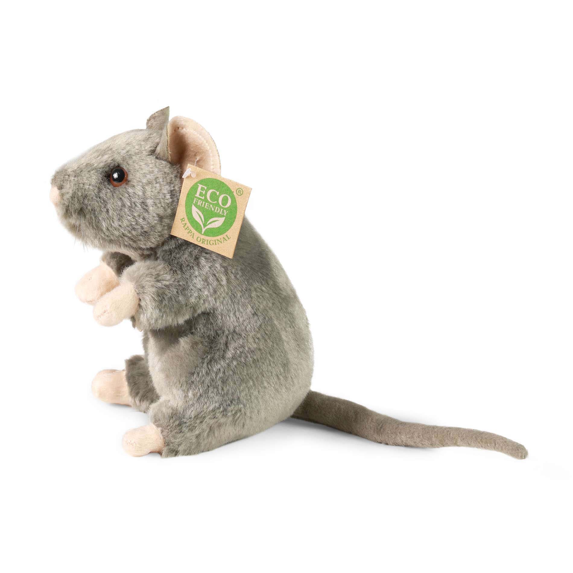 Plüschmaus 16 cm umweltfreundlich