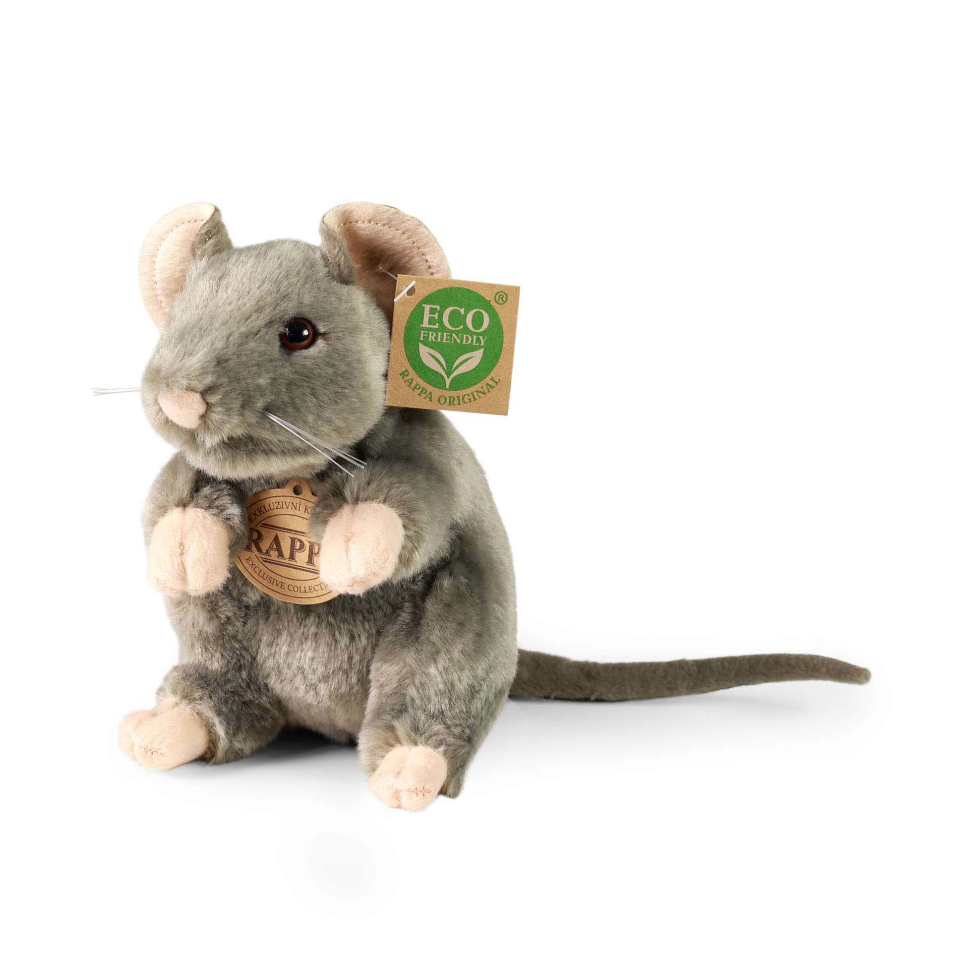 Plüschmaus 16 cm umweltfreundlich