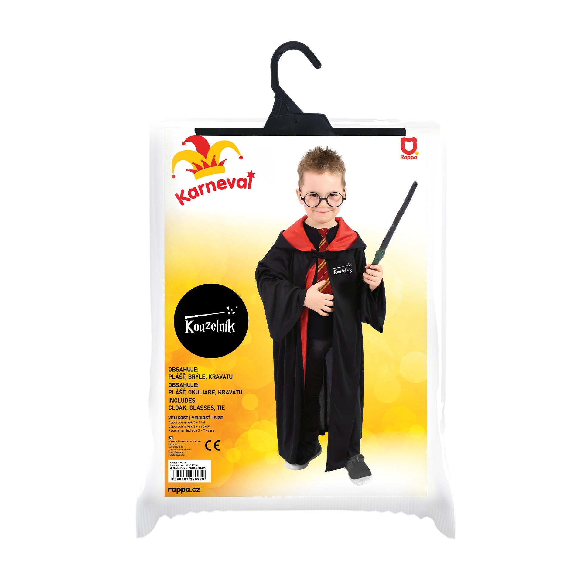 Children Costume - Wizard With Accessories
