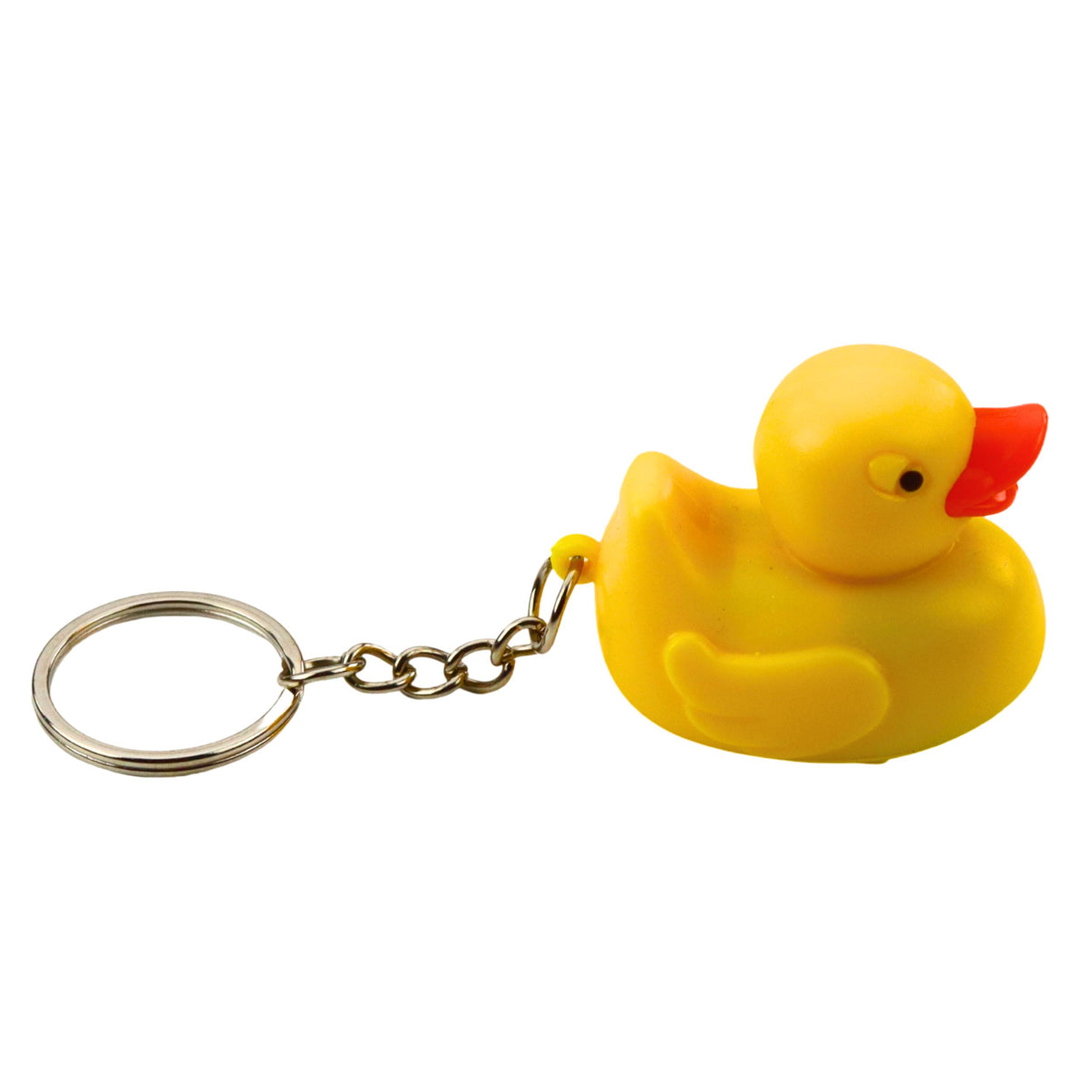 Batoh Keychain Duck Led svítilna Zní žlutě
