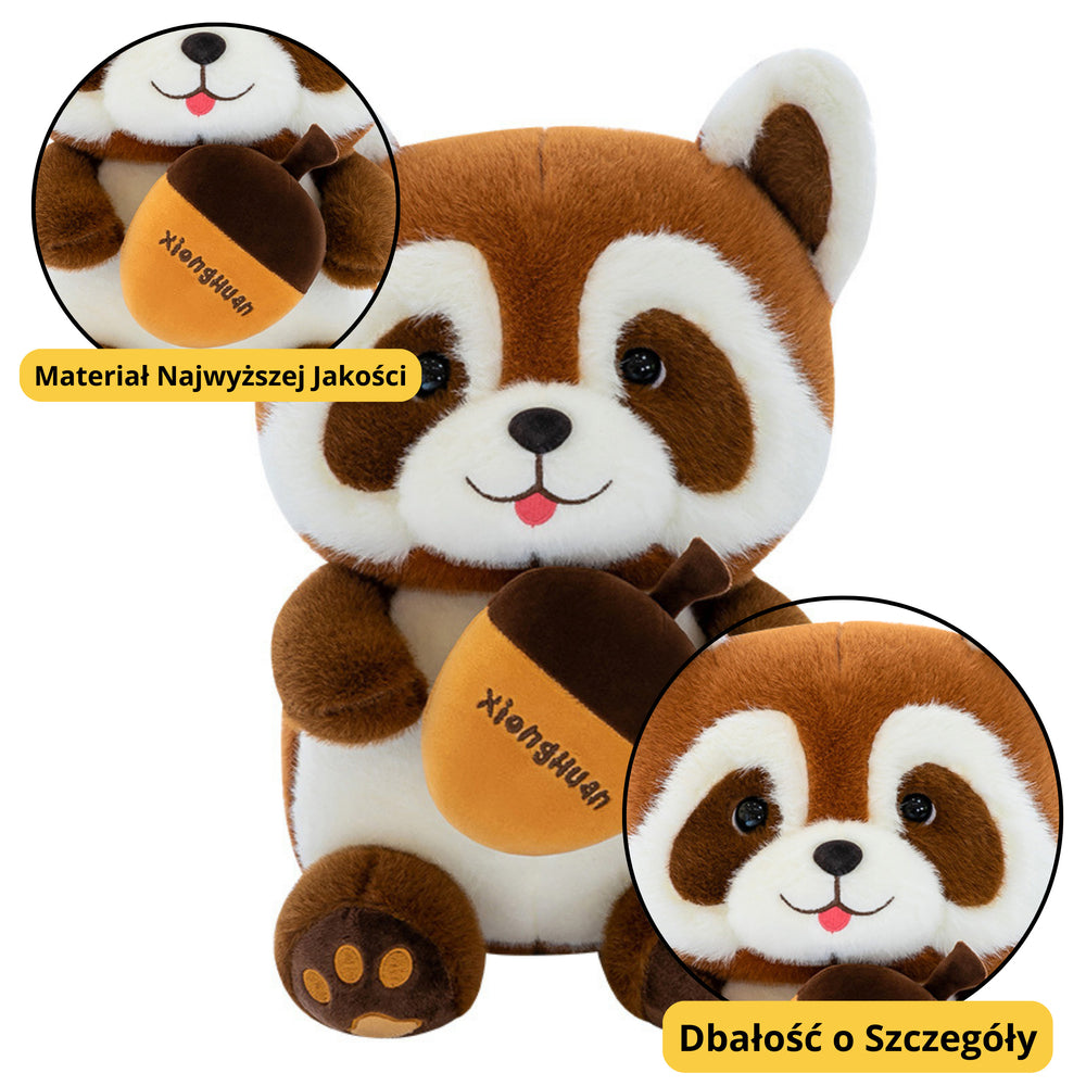 Plush Toy Raccoon With Acorn 23cm