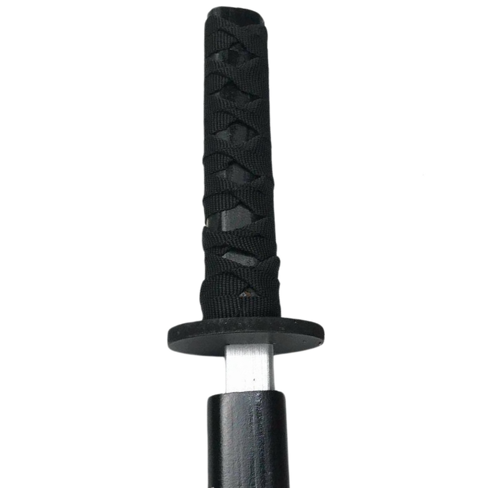 Wooden Katana Sword Play Training Prop Black 70cm
