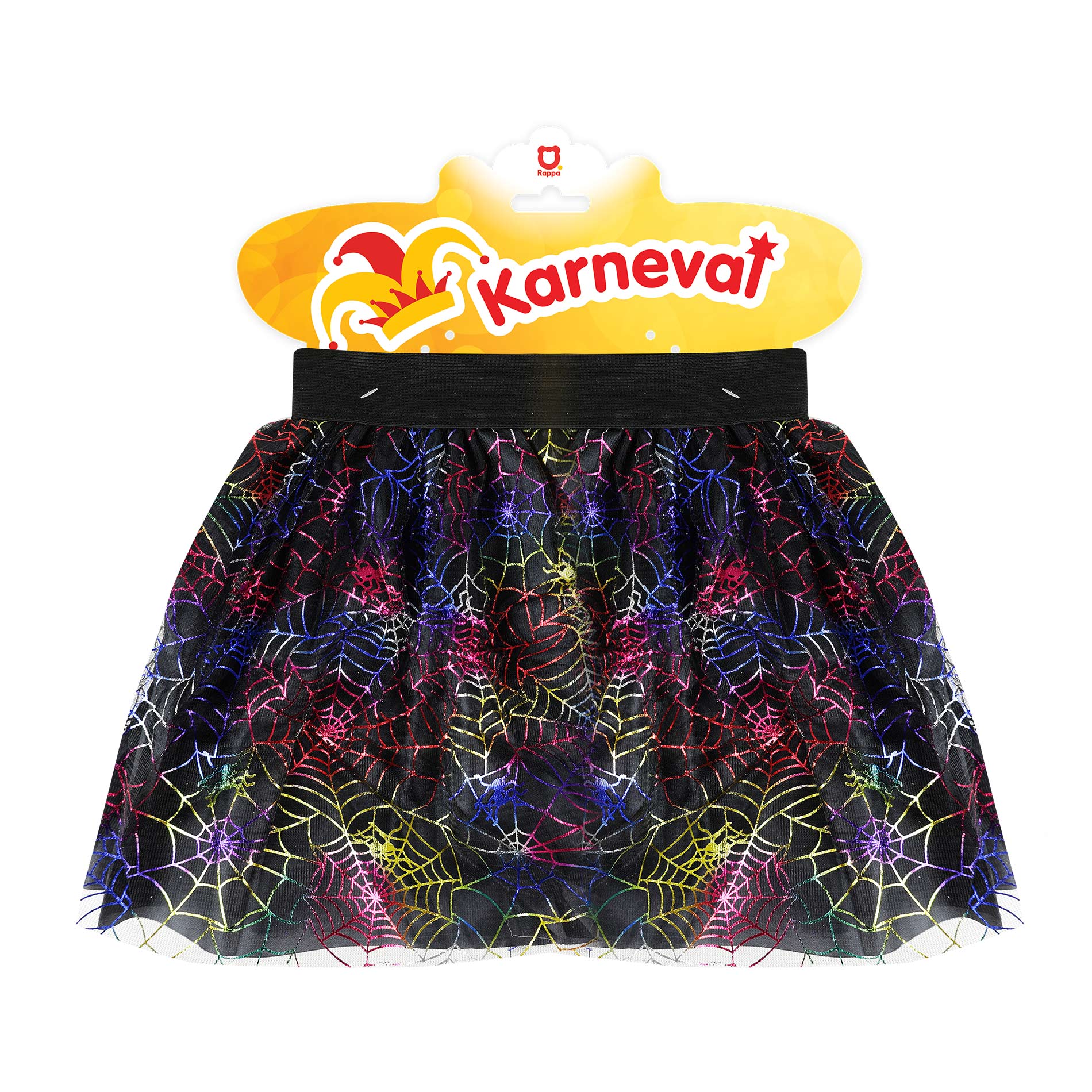 Children Costume Black Tutu Skirt With Cobwebs
