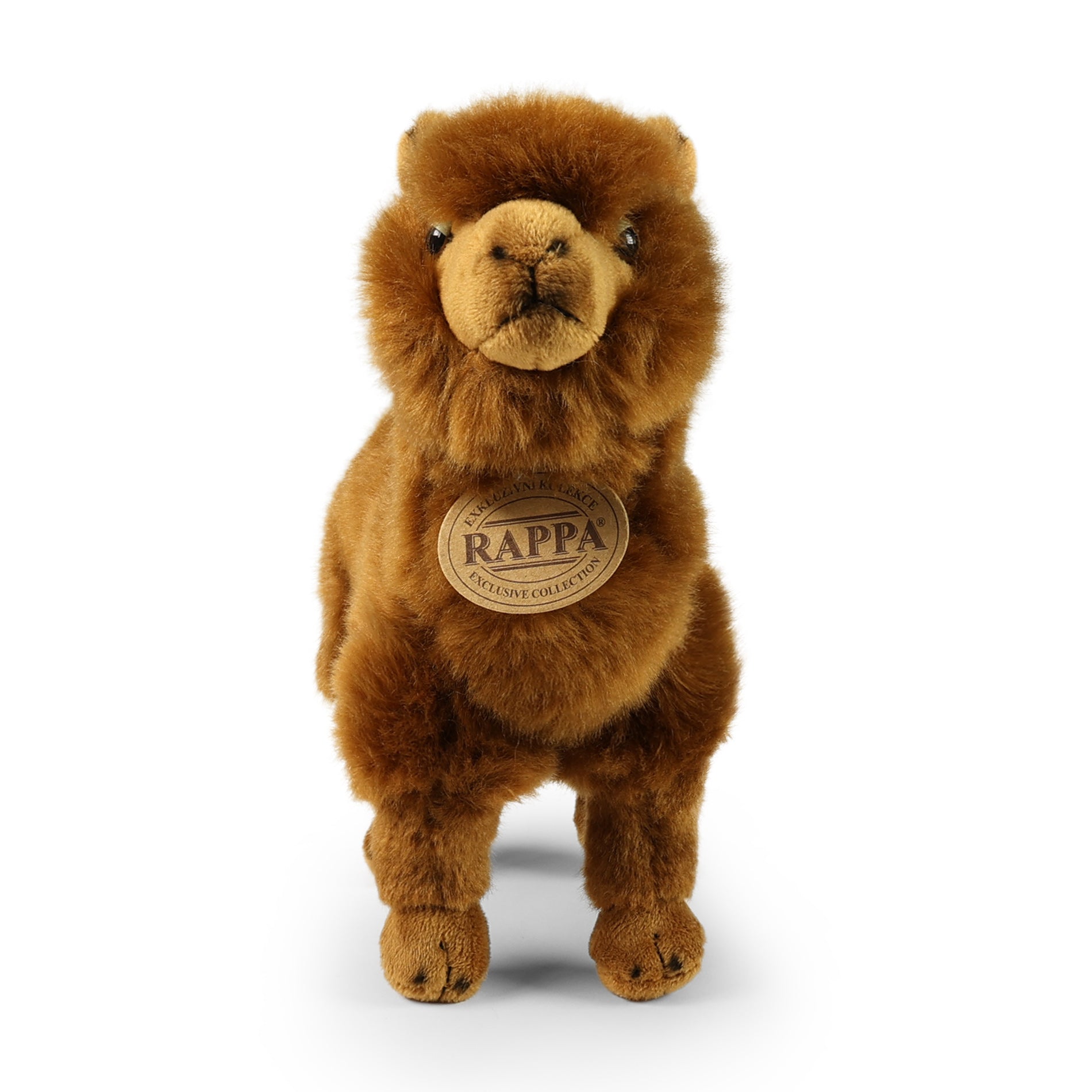 Plush Brown Lama 23 Cm Eco-friendly