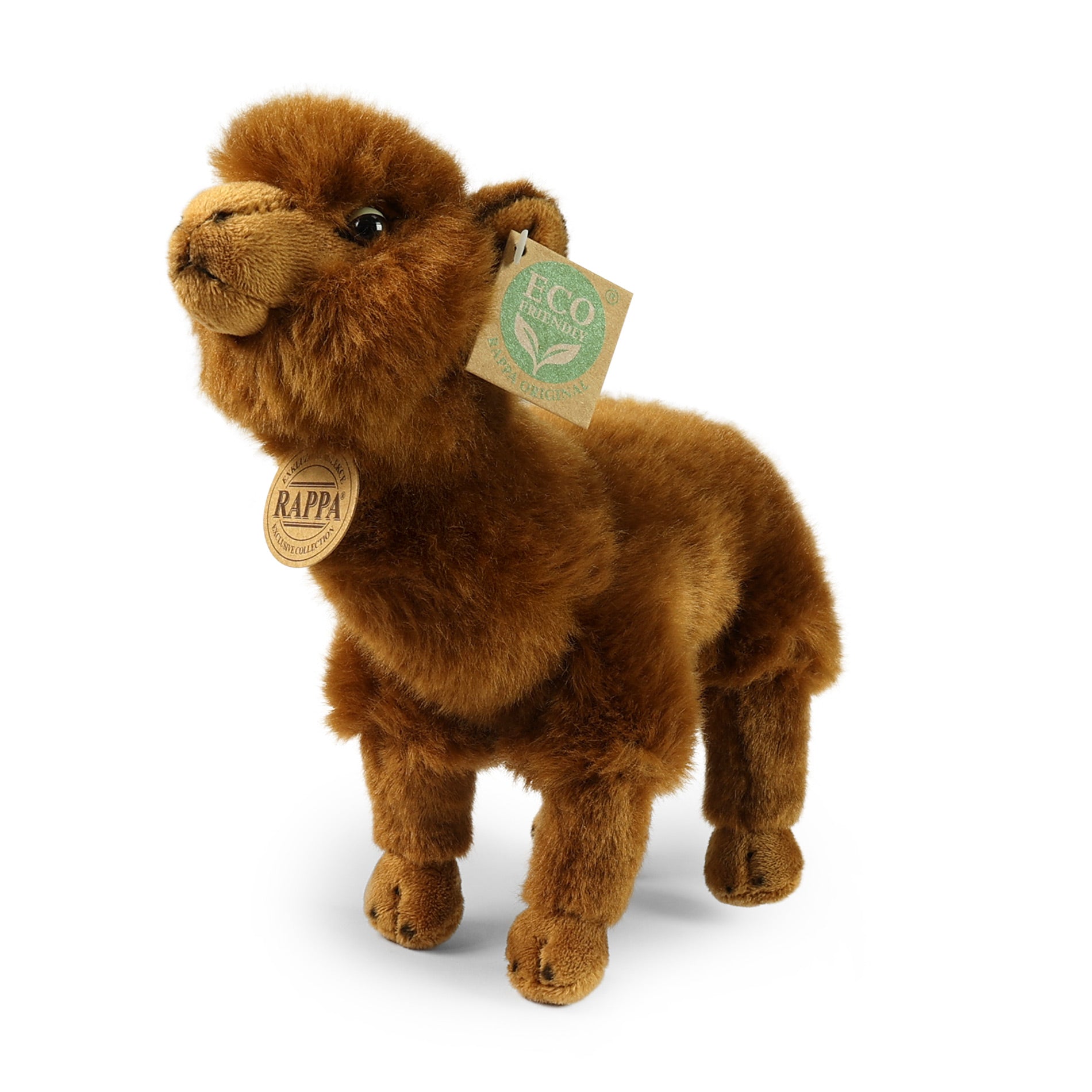 Plush Brown Lama 23 Cm Eco-friendly