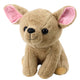 Plush Mascot Cuddly Toy Small Dog Chihuahua Beige 22cm