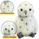 Plush Owl Bird Plush Toy Mascot Cuddly Toy White 23cm