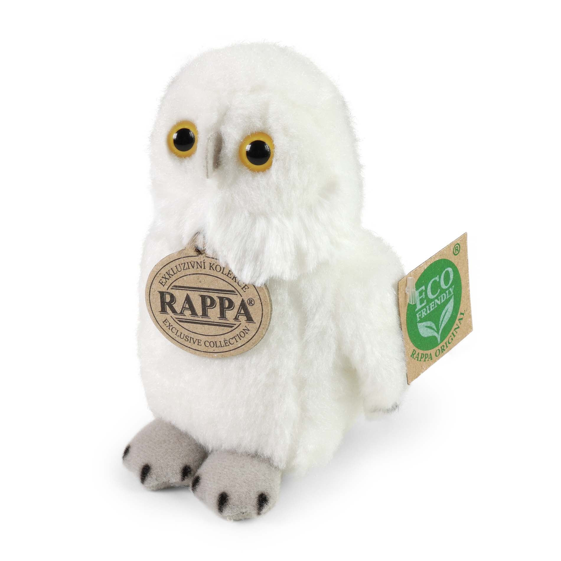 Plush Snowy Owl 13 Cm Eco-friendly