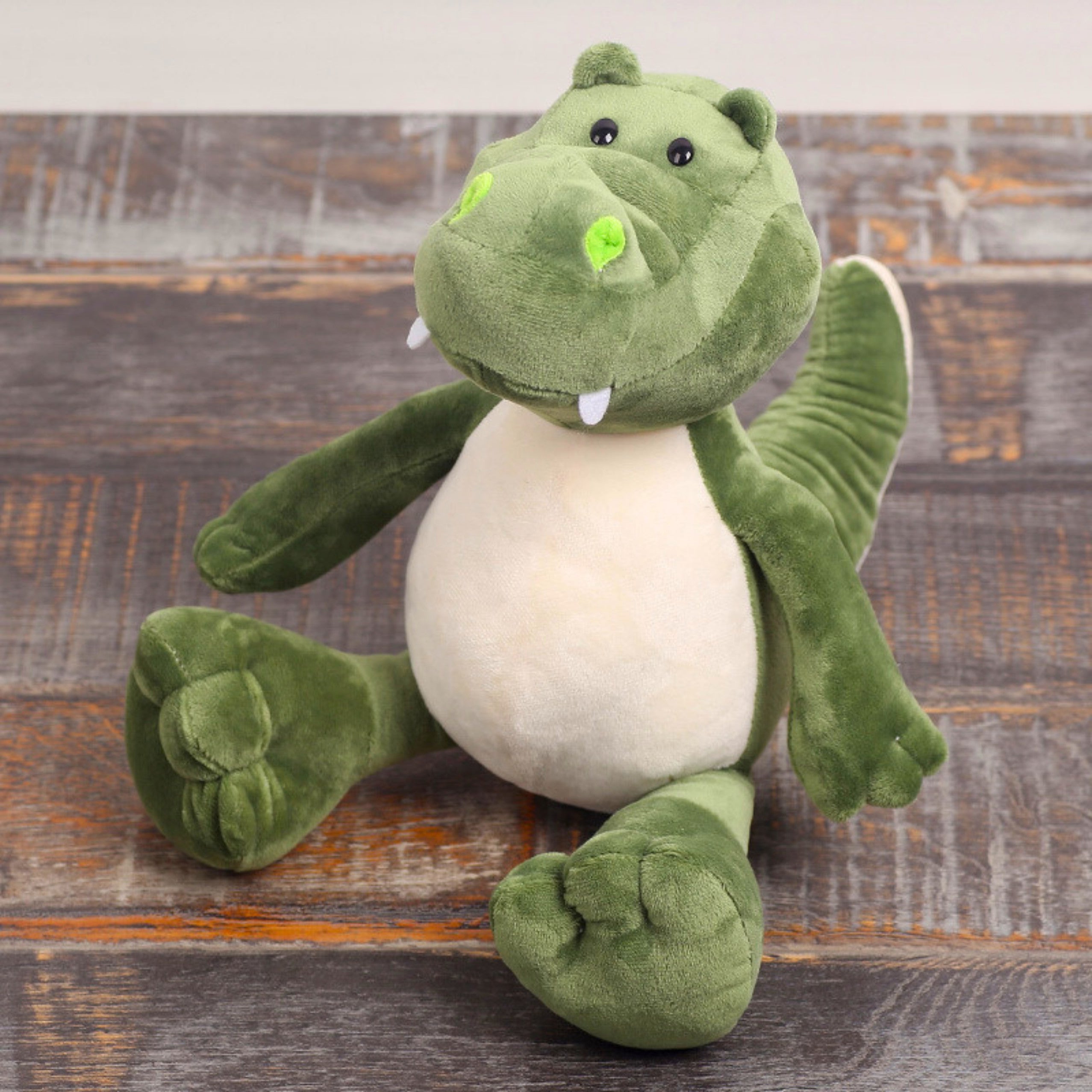 Plush Mascot Cuddly Toy Crocodile Green 25cm