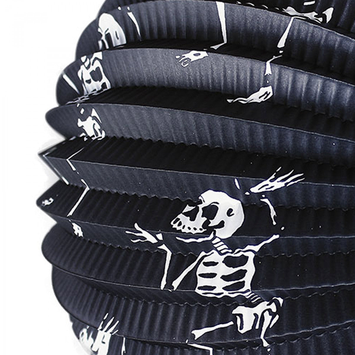 Lantern Halloween Skelet 25cm Stick 50cm
