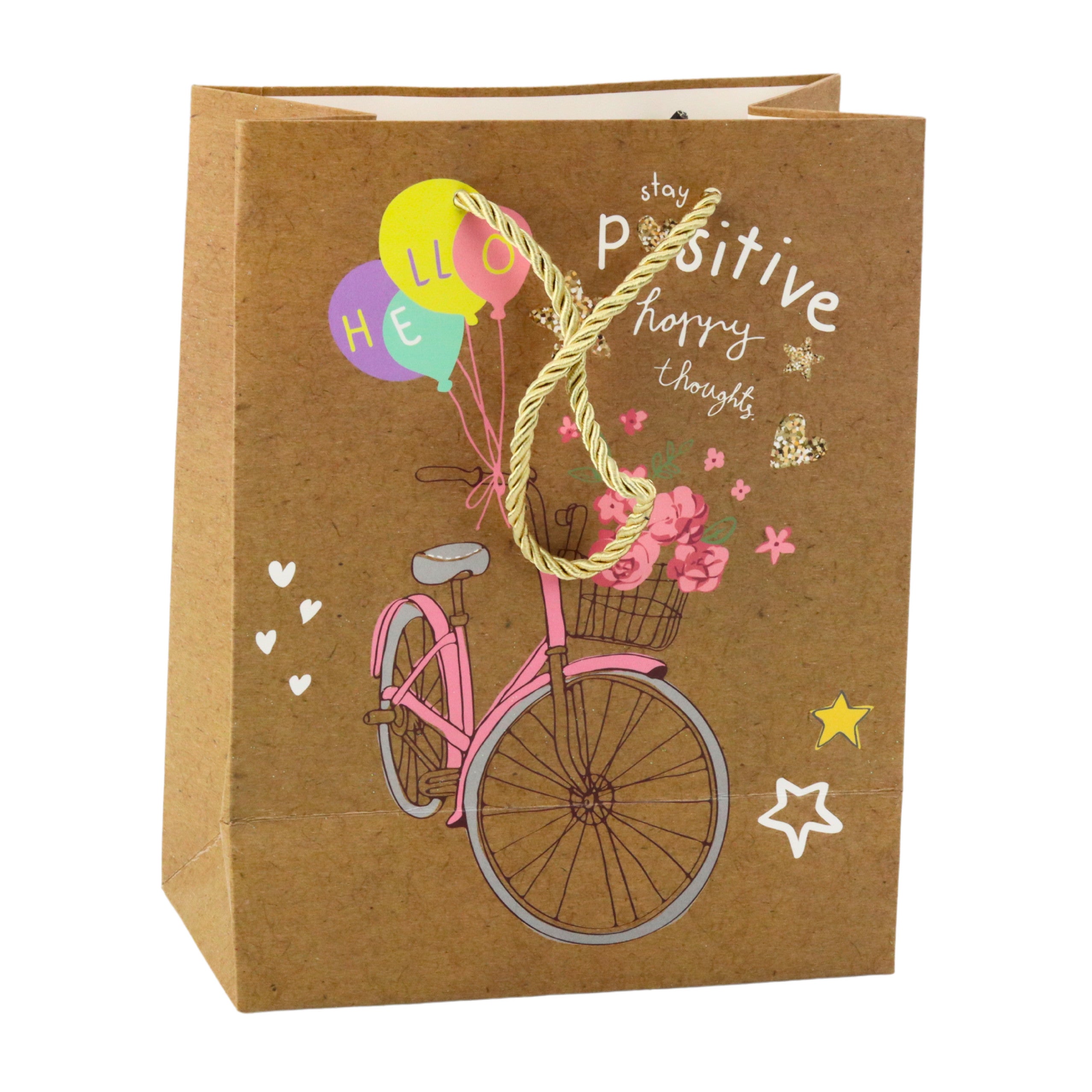 Paper Gift Bag Colorful Motifs 23 X 18 X 10.5 Cm