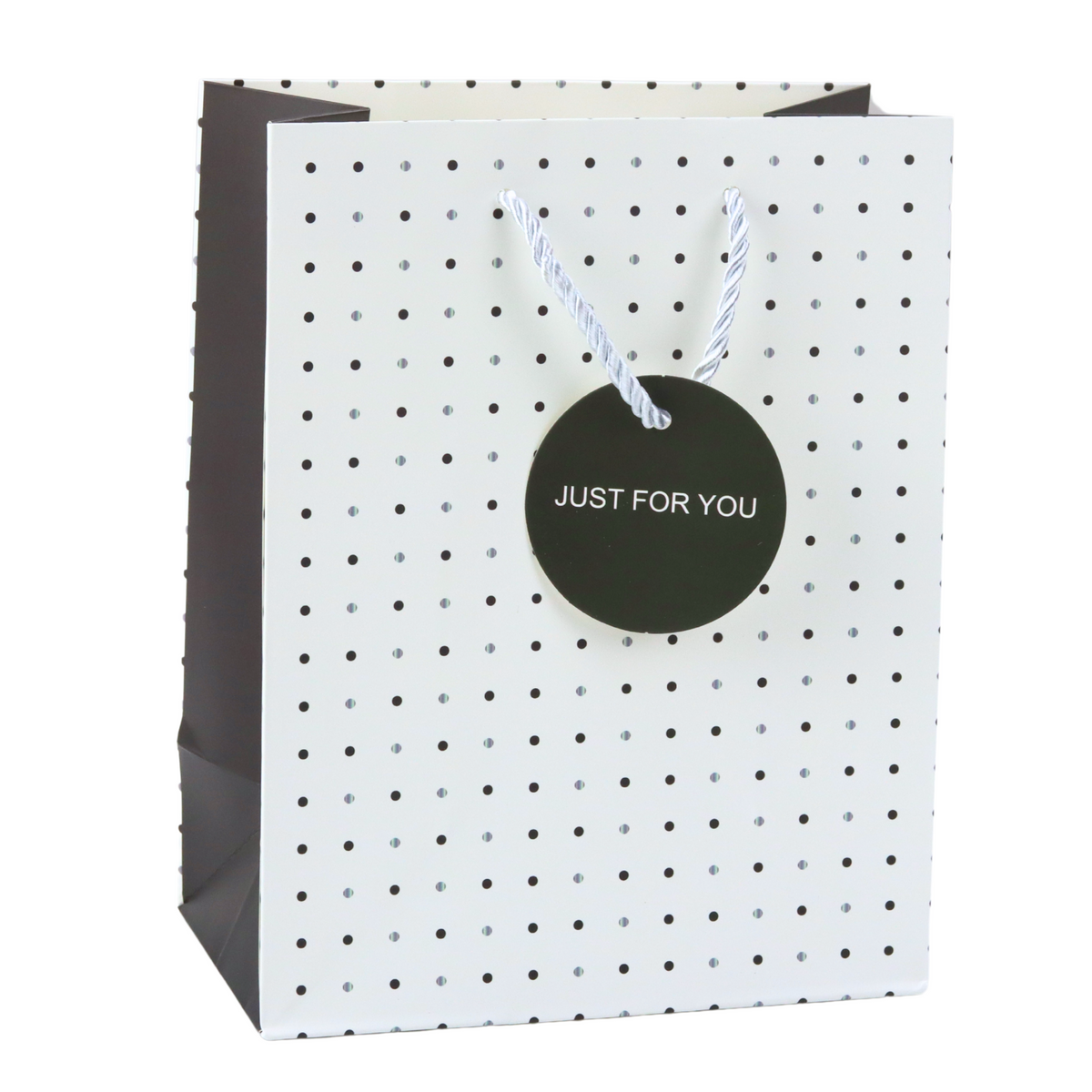 Gavepose Med Prikker Inscription Just For You 23 X 18 X 10,5 Cm