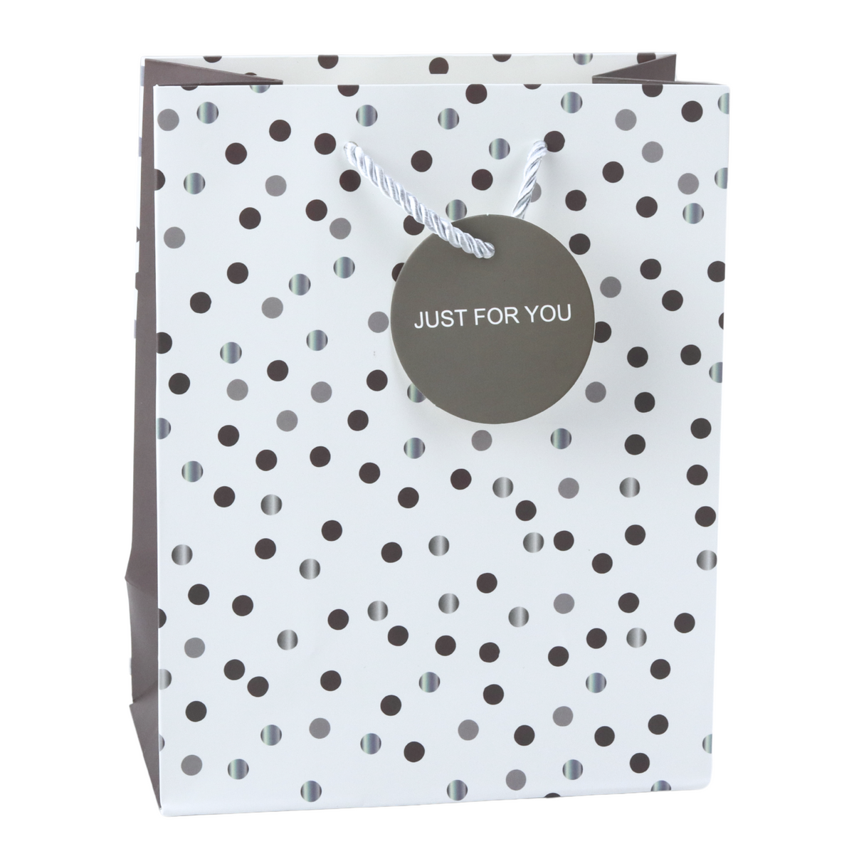 Gavepose Med Prikker Inscription Just For You 23 X 18 X 10,5 Cm