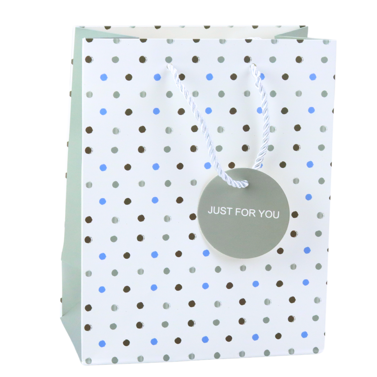 Gavepose Med Prikker Inscription Just For You 23 X 18 X 10,5 Cm