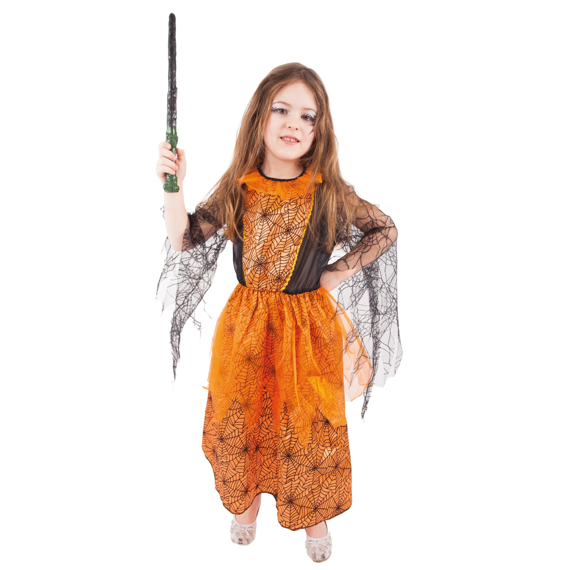 Kinderkostuum - Heks Oranje(s) E-pack