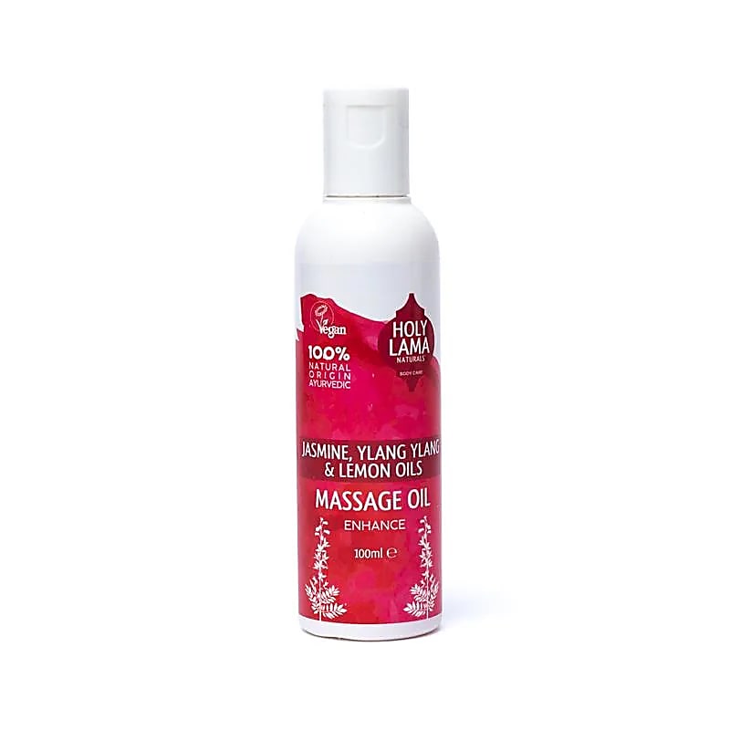 Óleo de massagem ayurvédico Holy Lama Enhance - conjunto de 100 ml de 2 unidades