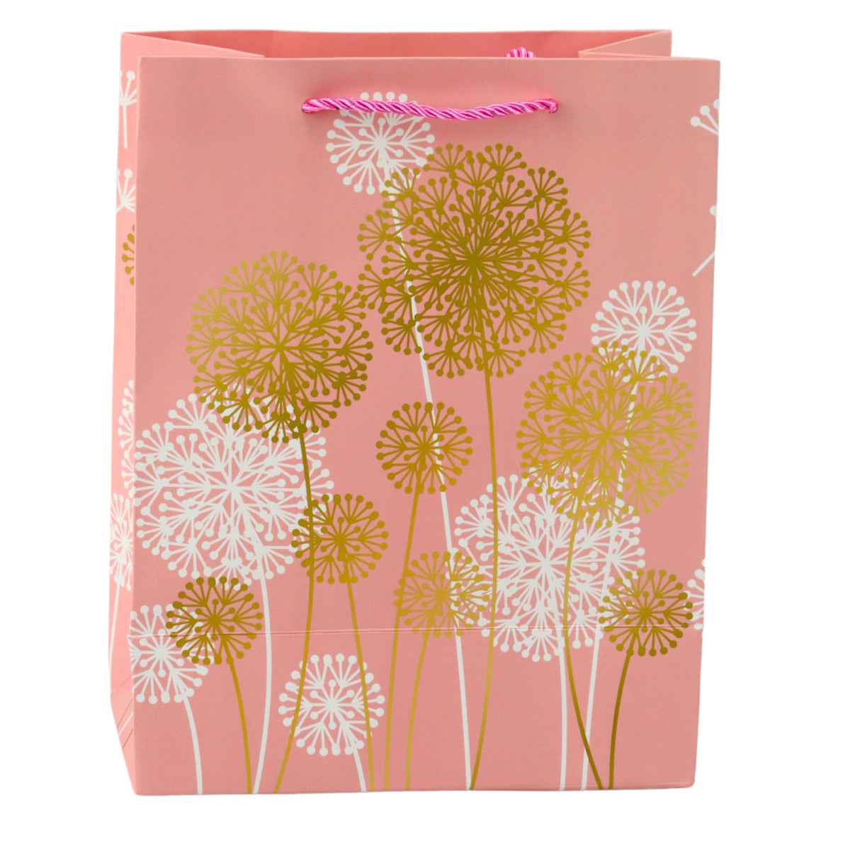 Gift Bag Dandelions Gold Elements 23 X 18 X 10.5 Cm