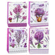 Lavender Paper Gift Bag Glitter Elements 23 X 18 X 10.5 Cm