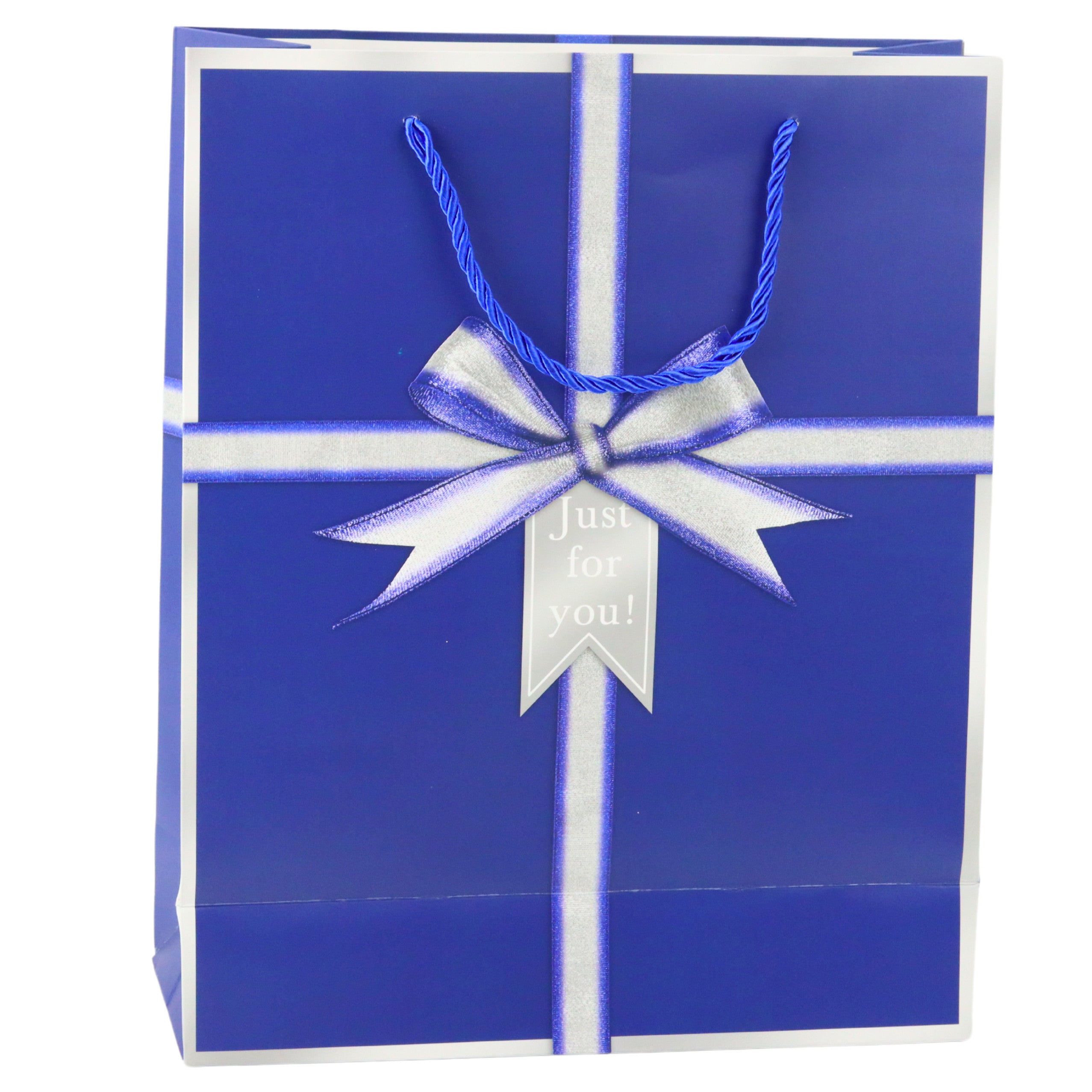 Just For You Bow Gift Bag 32 X 26 X 12 Cm