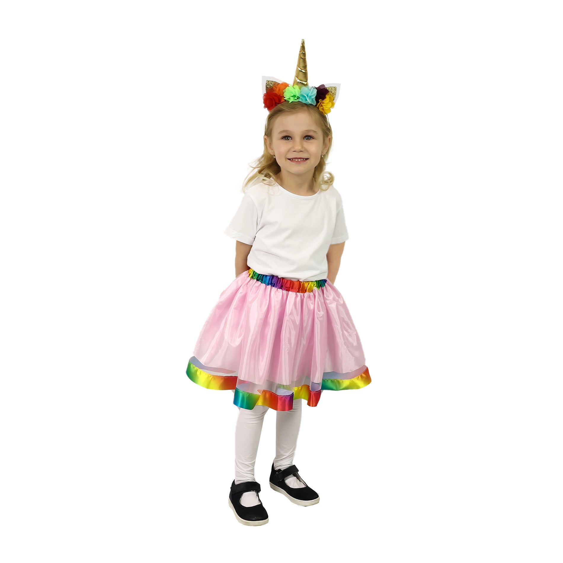 Gyermek jelmez Pink Unicorn Tutu szoknya Accs