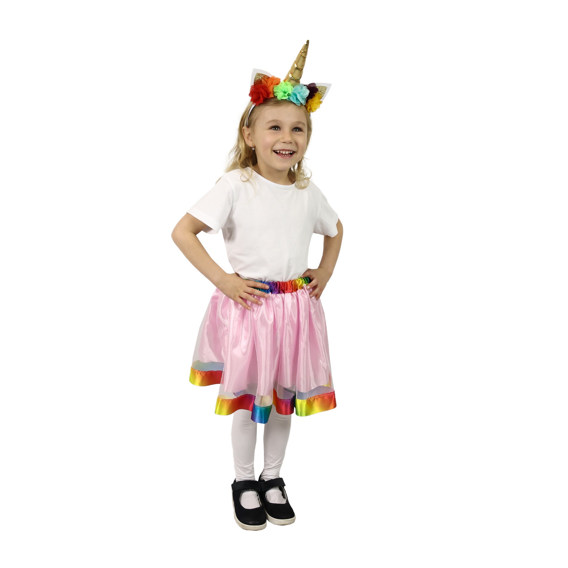 Gyermek jelmez Pink Unicorn Tutu szoknya Accs