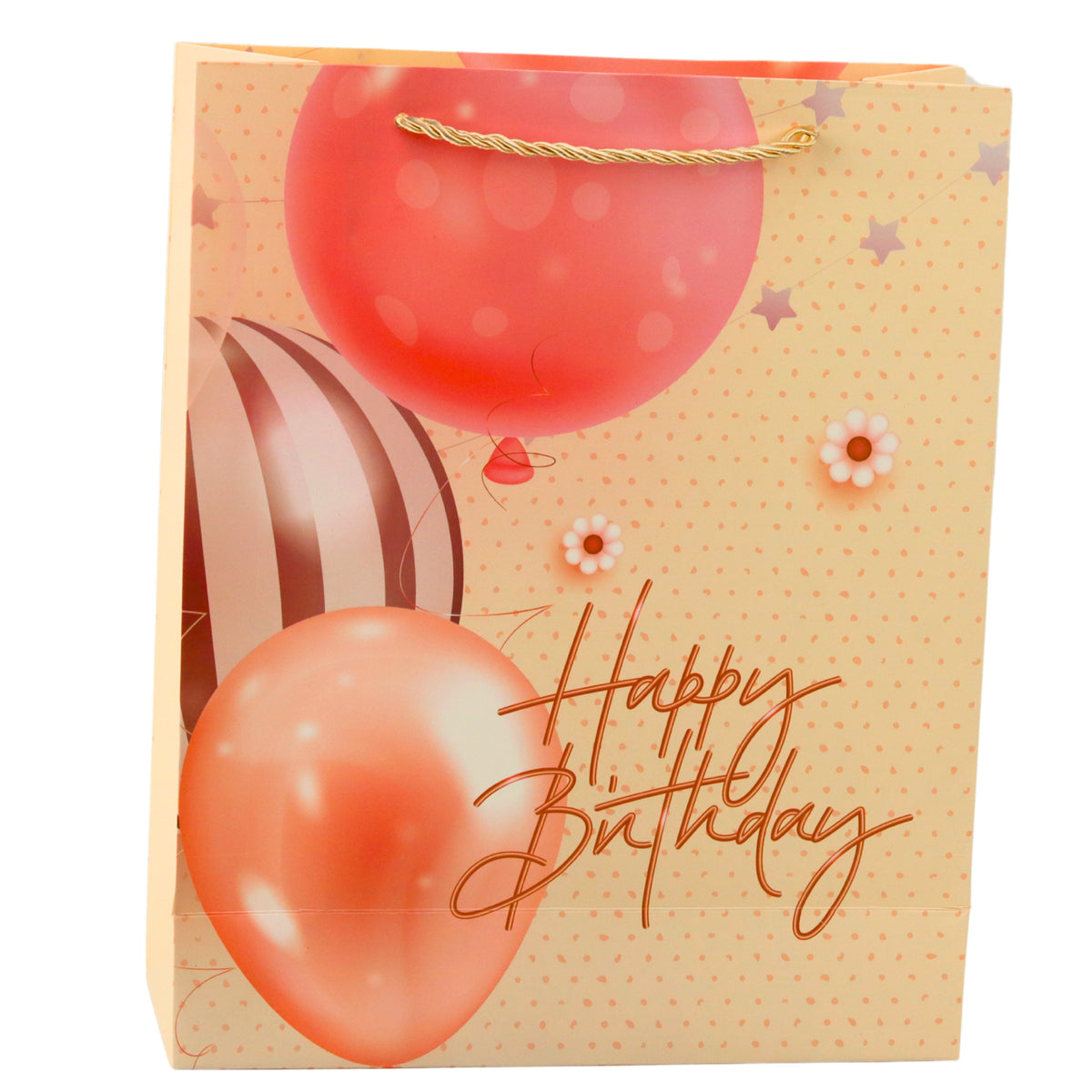 Birthday Gift Bag Happy Birthday Balloons 32 X 26 X 12 Cm