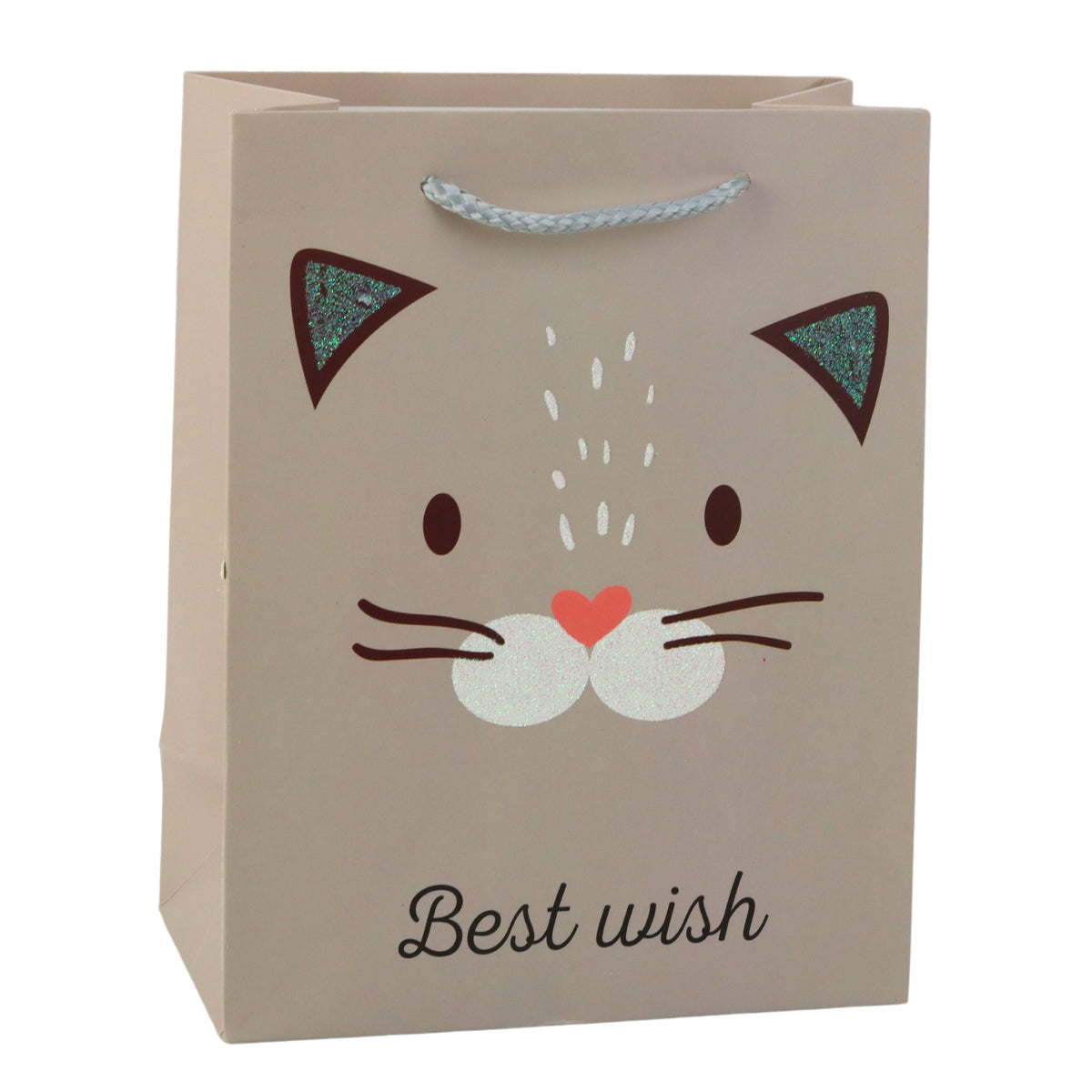 Paper Gift Bag Animals Glitter 23 X 18 X 10.5 Cm