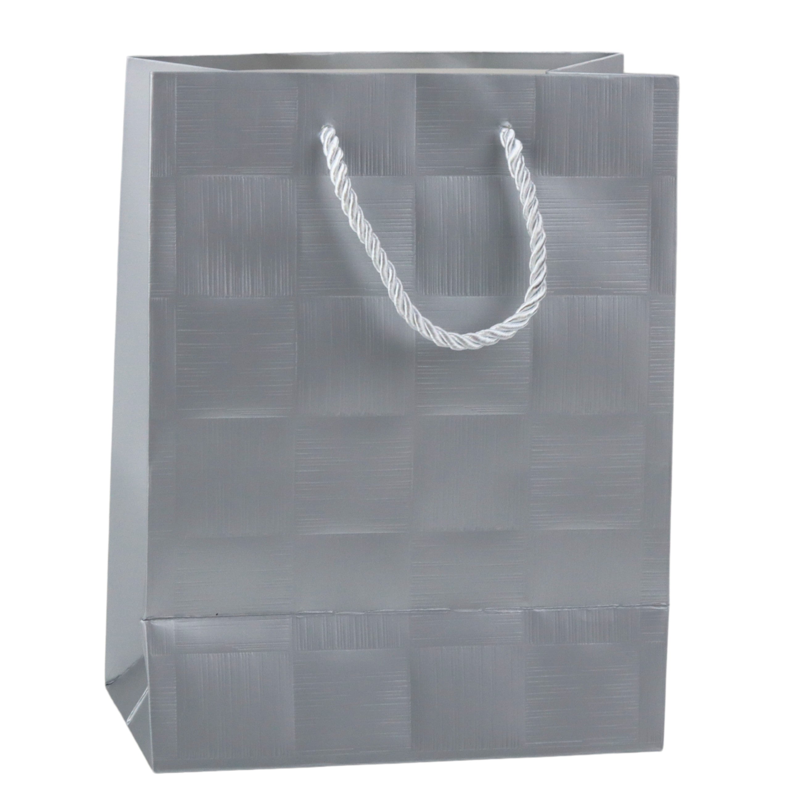 Gift Bag Structured Squares Elegant 23 X 18 X 10 Cm