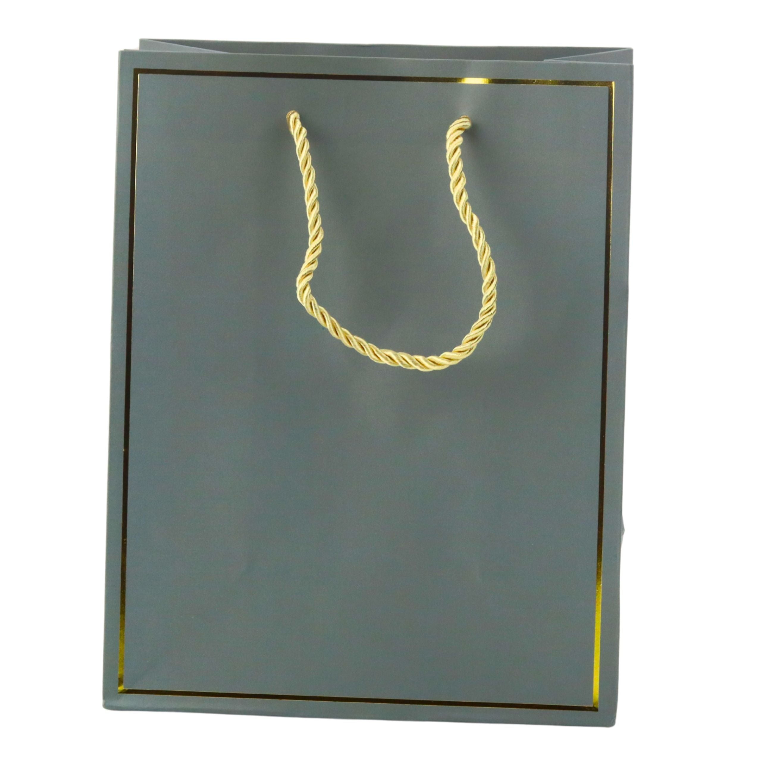 Gift Bag With Gold Frame Mix Color 23 X 18 X 10 Cm