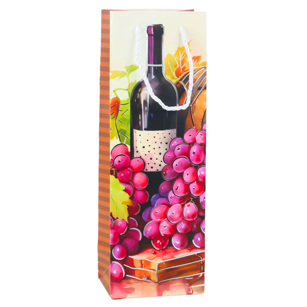 Wine Bottle Paper Gift Bag 35 X 12 X 9 Cm