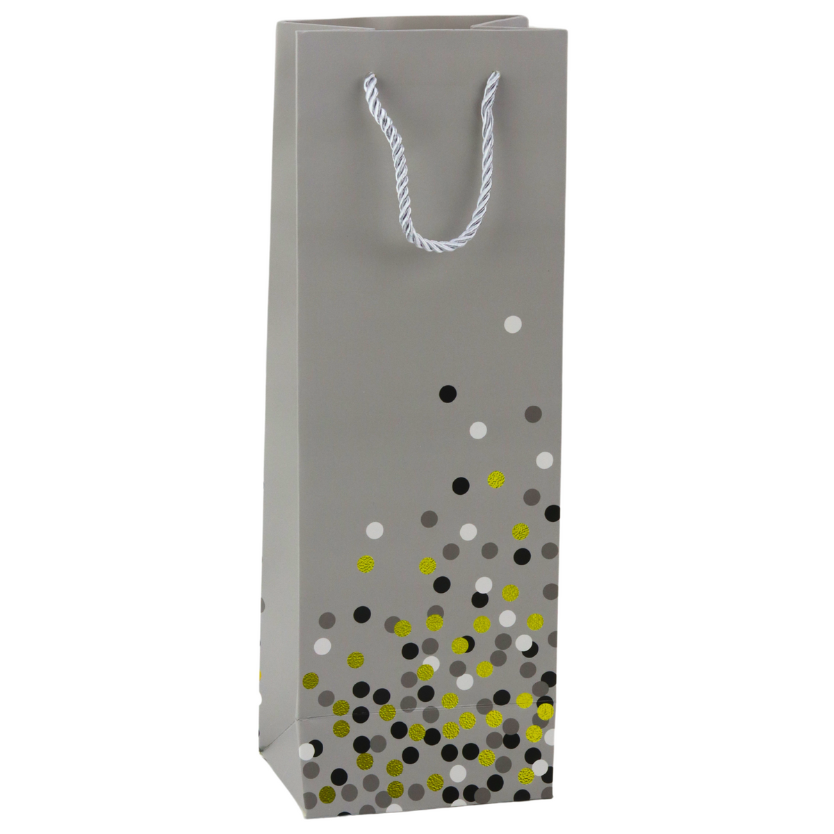 Geschenktüte für Weinflaschen, gepunktet, 36 x 12 x 9 cm