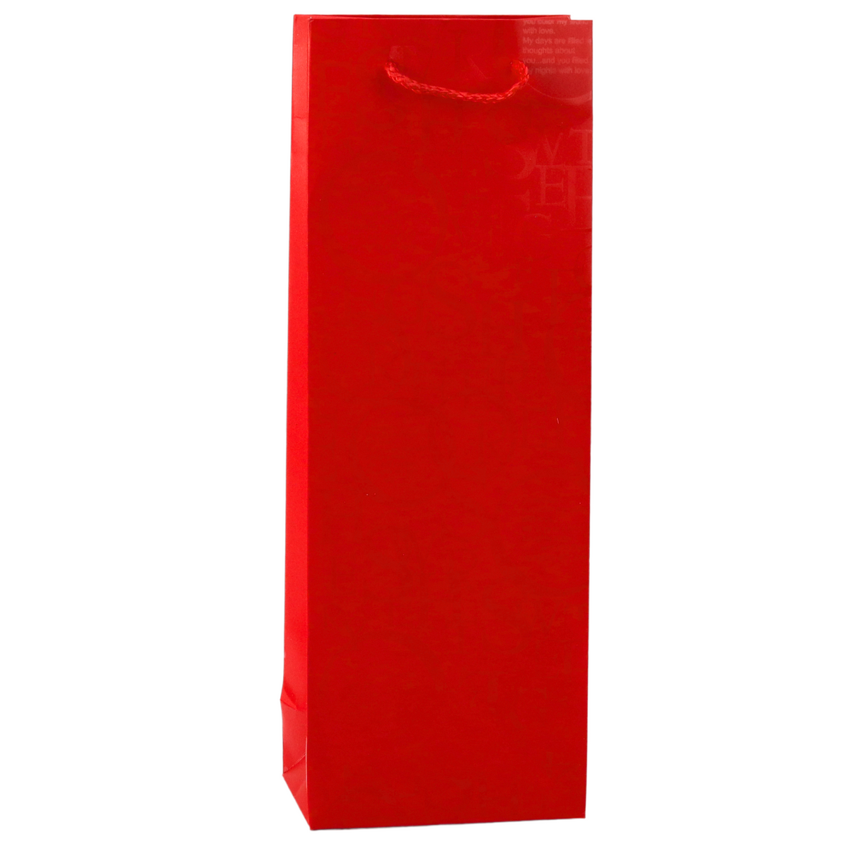 Weinflaschen-Geschenktütenmuster mit Aufschriften, 35 x 12 x 9 cm