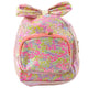 Children's Backpack With Sequins Flowers Bow Light Pink 22cm 2.8l