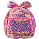 Children's Backpack With Sequins Flowers Bow Pink 22cm 2.8l