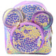 Children's Backpack With Sequins Mouse Ears Purple 22cm 3l