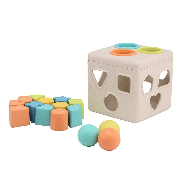 Joueco Baby Shape Sorter Square Bio Plastic