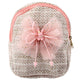 Children's Backpack Braided Bow Bunny Pink 21cm 2l