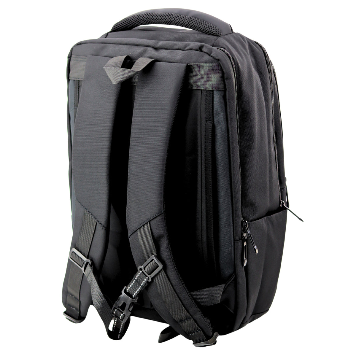 City Business Backpack Usb Chest Strap Black 26l 45cm