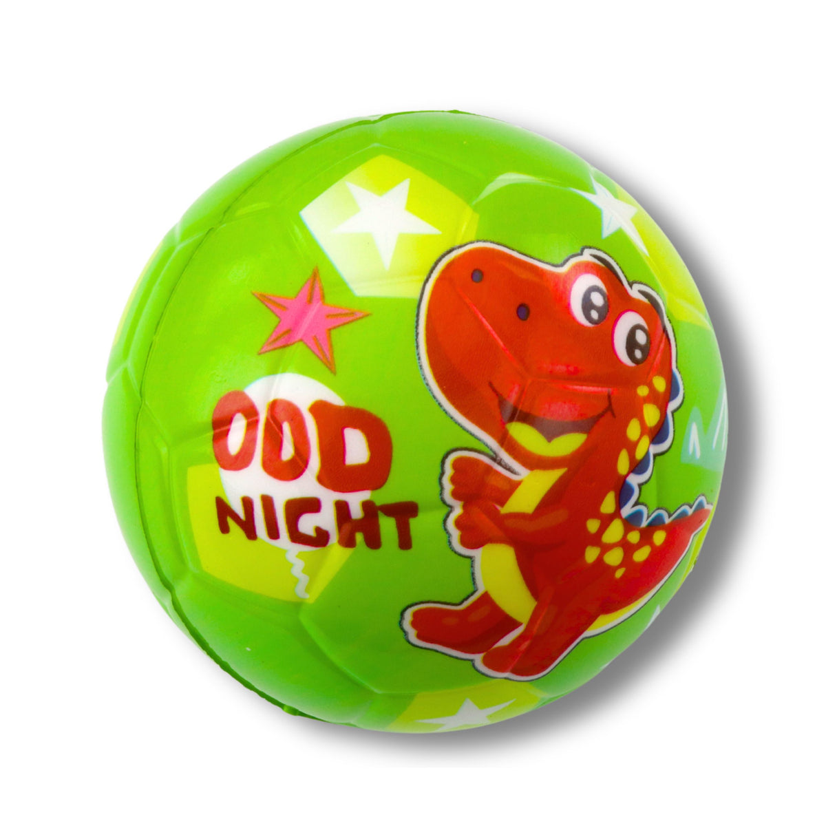 Stuiterende bal kneden schuimbal dinosaurussen kleurrijk 10cm