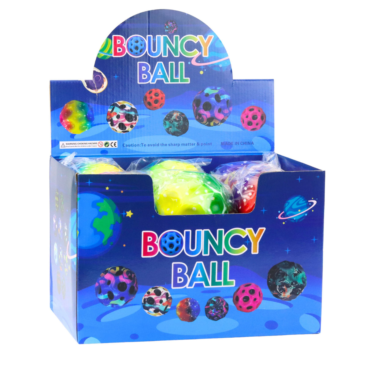 Ball With Dimples For Bouncing Kneading Colorful Foam 10 Cm