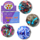 Ball With Dimples For Bouncing Kneading Foam Spots 9cm