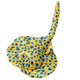 Plush Stingray Mascot Cuddly Toy Yellow Dotted 50cm