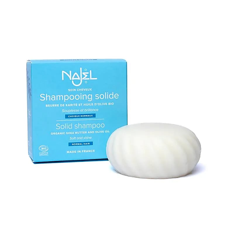 Șampon Najel Solid Cu Unt Karité Organic - 75g