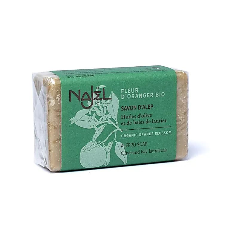 Sapun de Alep Najel Flor de Portocal Bio - 100g Set 3 Buc