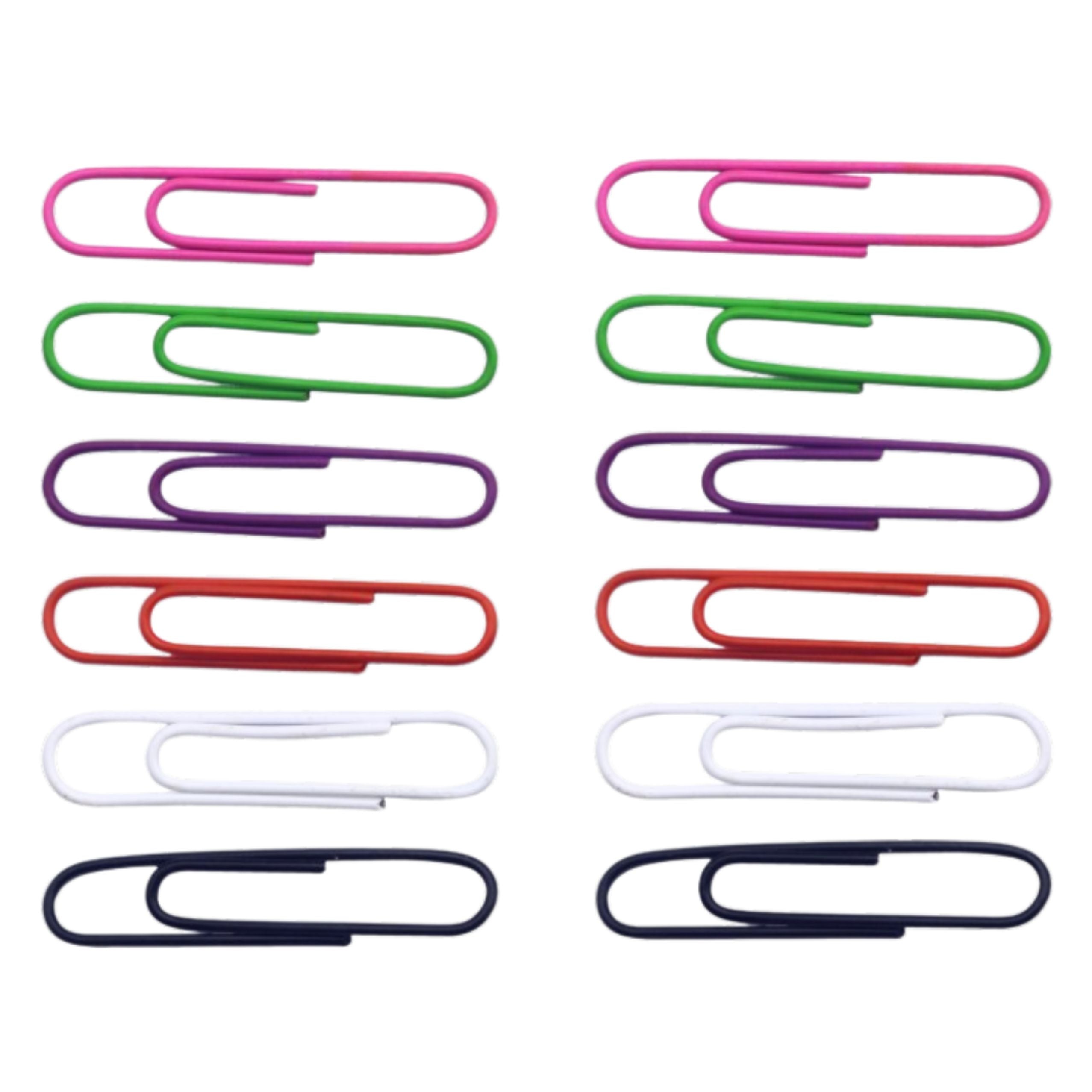 Set Of Colorful Paper Clips 30mm 40pcs.