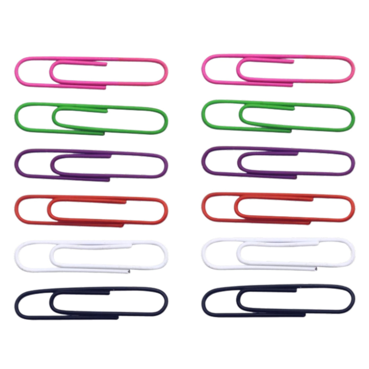 Set Of Colorful Paper Clips 30mm 40pcs.
